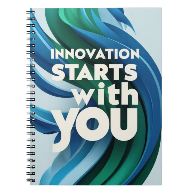 Innovation Starts With You option 3 Notebook (Front)