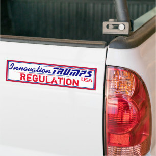 Innovation Trumps Regulation Bumper Sticker