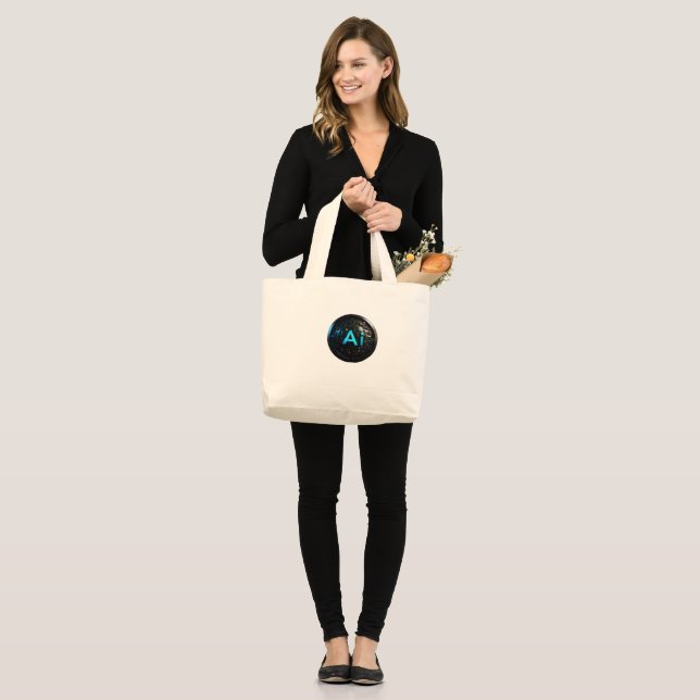  "Innovative AI Vision" Large Tote Bag (Front (Model))