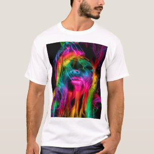 Innovative Lightpainting Portrait Art Technique T-Shirt