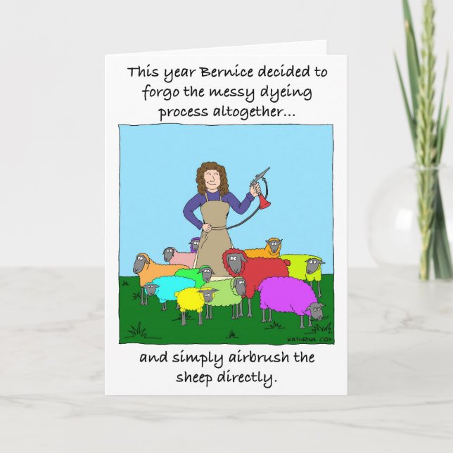 Innovative Yarn Dyeing Card (Front)