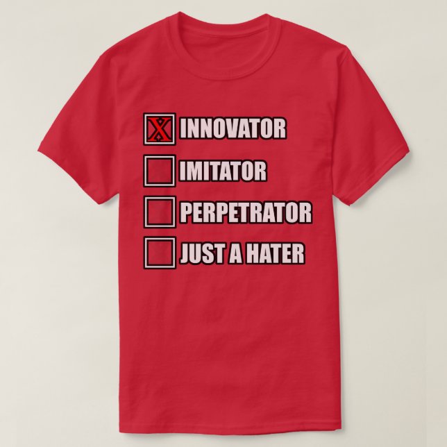Innovator Multiple Choice T-Shirt (Design Front)