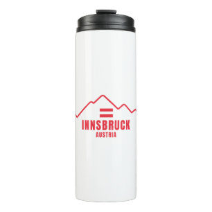 Innsbruck Austria Flag Mountain Thermal Tumbler