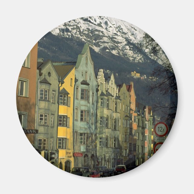 Innsbruck, Austria in Europe Magnet (Front)