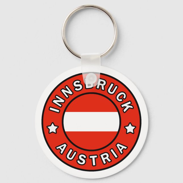Innsbruck Austria Key Ring (Front)