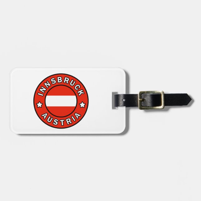 Innsbruck Austria Luggage Tag (Front Horizontal)