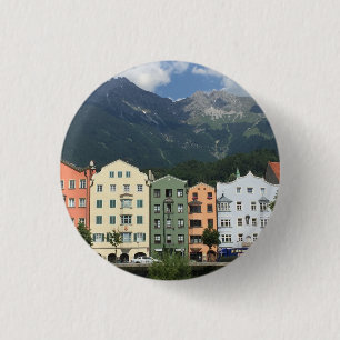 Innsbruck Austria’s city in Tyrol  3 Cm Round Badge