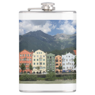 Innsbruck Austria’s city in Tyrol  Hip Flask