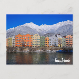 Innsbruck Austria Travel Photo Postcard