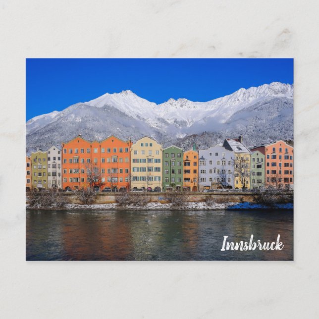 Innsbruck Austria Travel Photo Postcard (Front)