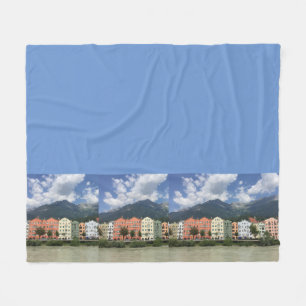 Innsbruck, city in the Alps Fleece Blanket