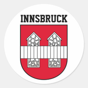 Innsbruck coat of arms - AUSTRIA Classic Round Sticker
