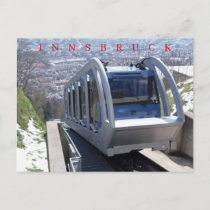 Innsbruck funicular view postcard