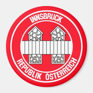 Innsbruck Round Emblem Magnet