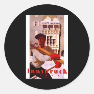 Innsbruck Tyrol Austria Classic Round Sticker