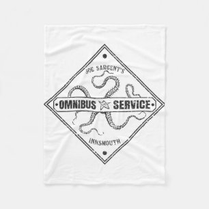 Innsmouth Bus Service Joe Sargent Fleece Blanket