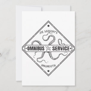 Innsmouth Bus Service Joe Sargent Invitation