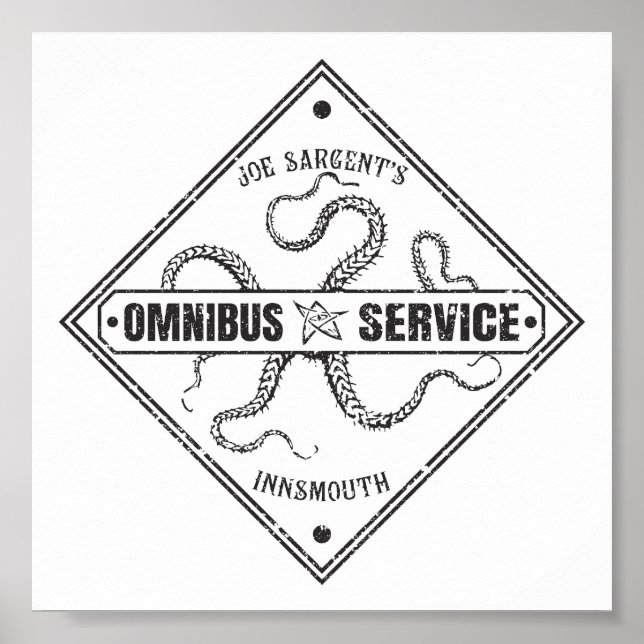 Innsmouth Bus Service Joe Sargent Poster (Front)
