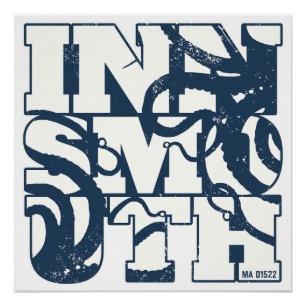Innsmouth Lettering Tentacles Lovecraftian Poster