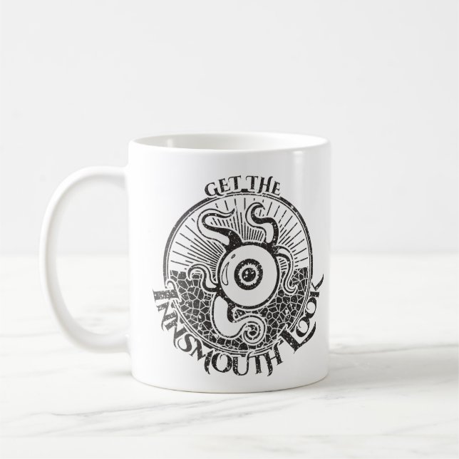 Innsmouth Look Tentacle Lovecraftian Coffee Mug (Left)