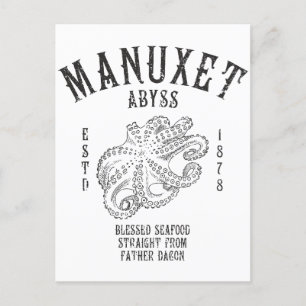 Innsmouth Seafood Deep-sea Squid Octopus Postcard
