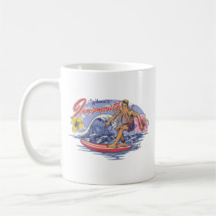 Innsmouth Surfing Lovecraft Coffee Mug