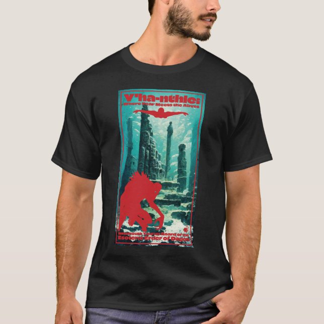 Innsmouth Travel Poster T-Shirt (Front)