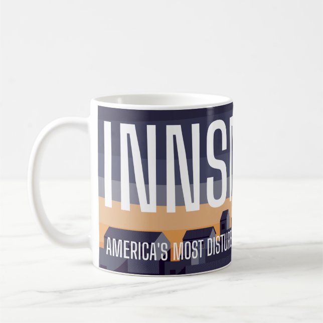 Innsmouth Vintage Travel Poster Lovecraft Coffee Mug (Left)
