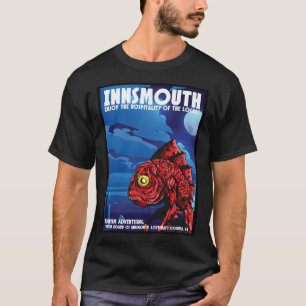 Innsmouth Vintage Travel Poster Lovecraft T-Shirt