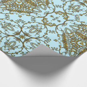 Inoubliable Girly French  Glossy Wrapping Paper