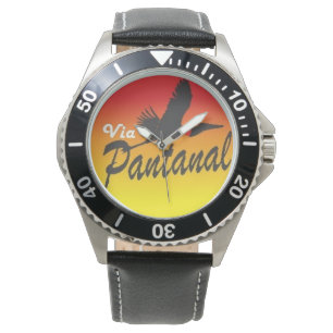 Inoxidable Steel Black Male Clock and Pulsei Watch