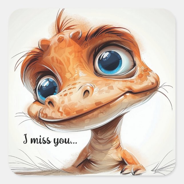 Inquisitive Eyes Square Sticker (Front)