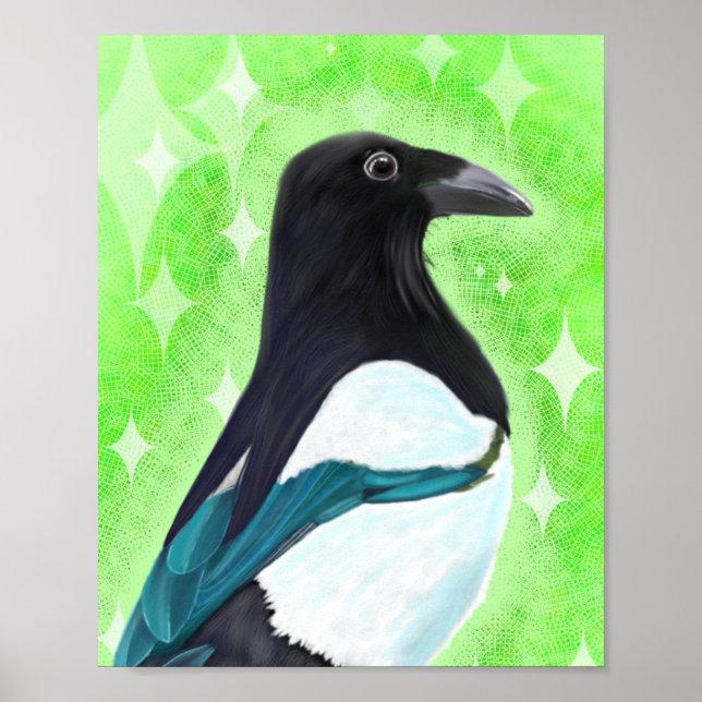 Inquisitive Magpie  Poster (Front)