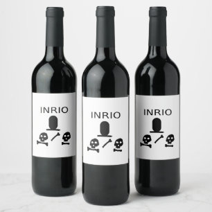 INRI0 WINE LABEL