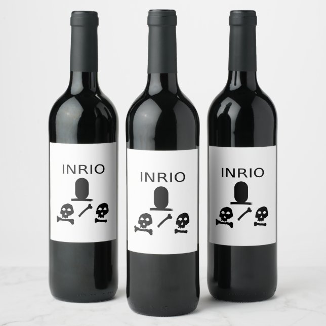 INRI0 WINE LABEL (Bottles)