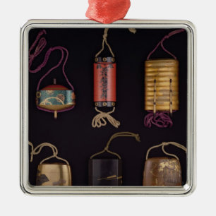 Inro Cases Metal Tree Decoration