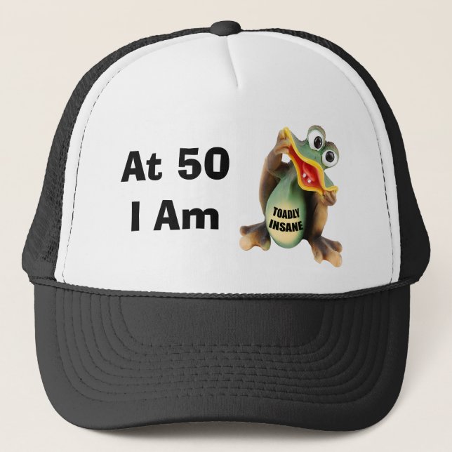 Insane 50th Birthday Hat (Front)