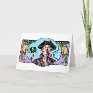 Insane Christmas Town Crier Holiday Card