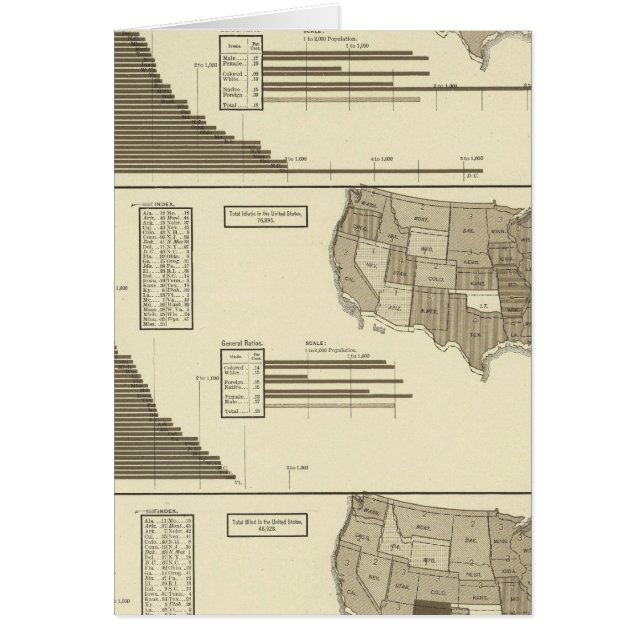 Insane, Idiotic, Blind statistical map (Front)