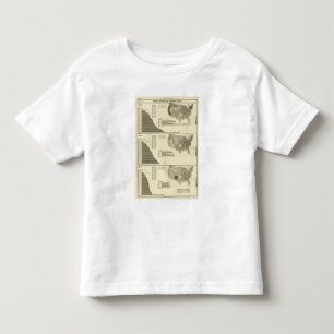 Insane, Idiotic, Blind statistical map Toddler T-Shirt
