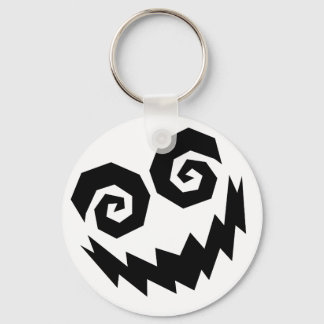 Insane In The Face White+Black Key Ring