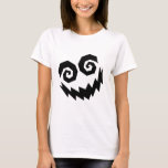 Insane In The Face White Black T-Shirt<br><div class="desc">Items with the NALGames "Insane In The Face" insignia,  black on transparent/white</div>