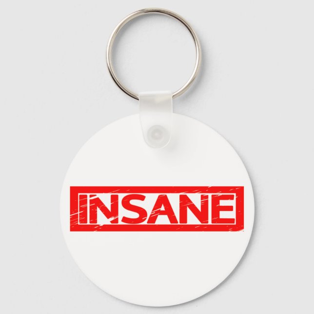 Insane Stamp Key Ring (Front)