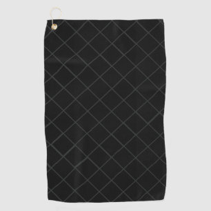 Insanely Black Pattern 🏌⛳ Golf Towel