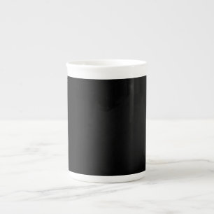 Insanely Black (The Darkest Black) CUSTOMIZABLE Bone China Mug