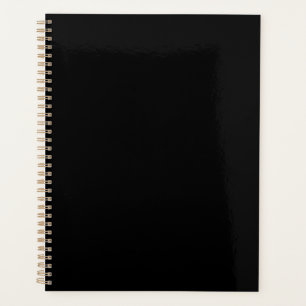 Insanely Black (The Darkest Black) CUSTOMIZABLE Planner