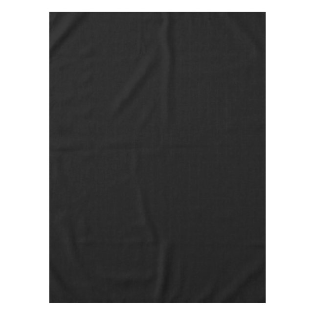 Insanely Black (The Darkest Black) CUSTOMIZABLE Tablecloth (Front)