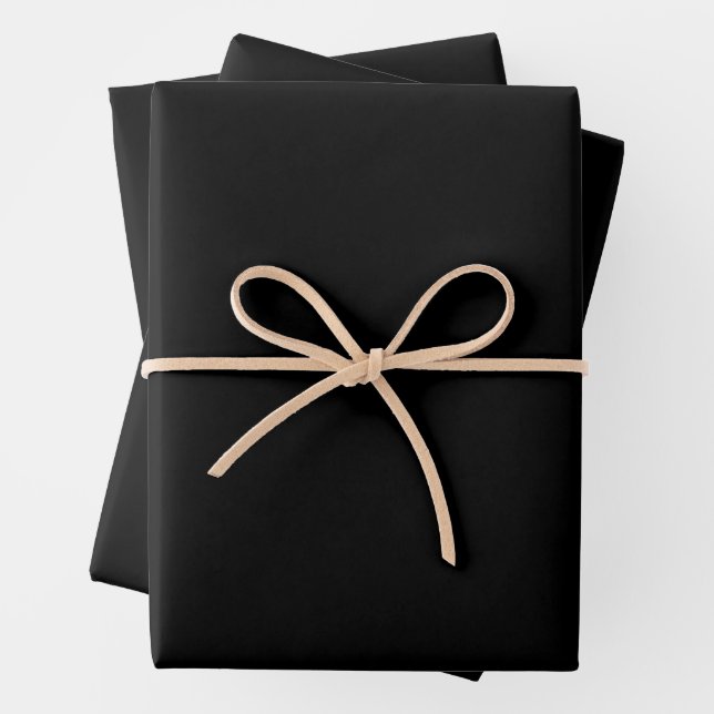 Insanely Black Wrapping Paper Sheets (In situ)