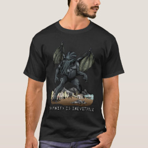 Insanity is Inevitable Cthulhu T-Shirt (dark)