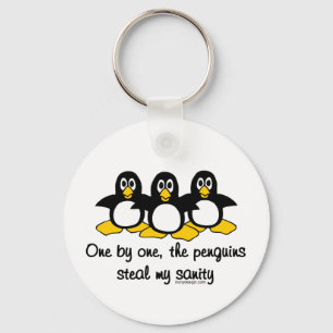 Insanity Penguins Key Ring